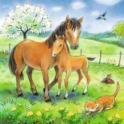 Puzzle Ravensburger 8029 - 3x49 Scene Animali Puzzle Ravensburger 8029 - 3x49 Scene Animali