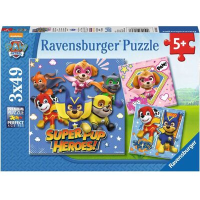 Ravensburger Paw Patrol 3x49 pussel för barn - Roligt & lärorikt Ravensburger Paw Patrol 3x49 pussel för barn - Roligt & lärorikt