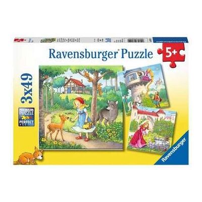 Ravensburger Classic Fairy Tale Jigsaw Puzzle - 3x49 pcs Ravensburger Classic Fairy Tale Jigsaw Puzzle - 3x49 pcs