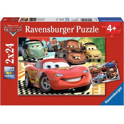 Puzzle Ravensburger 24 pièces Cars 2 - Pour enfants - Publicité Puzzle Ravensburger 24 pièces Cars 2 - Pour enfants - Publicité