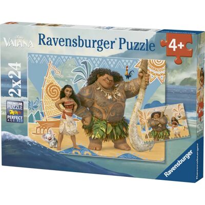 Ravensburger 9156 - Kinderpuzzle - Disney Vaiana - 24 Teile Ravensburger 9156 - Kinderpuzzle - Disney Vaiana - 24 Teile