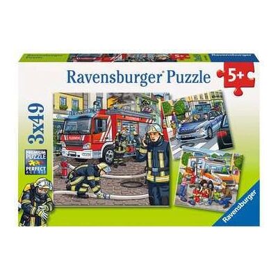 Ravensburger 09335 Puzzle - 3x49 peças Serviço de Resgate - Quebra-cabeça Ravensburger 09335 Puzzle - 3x49 peças Serviço de Resgate - Quebra-cabeça