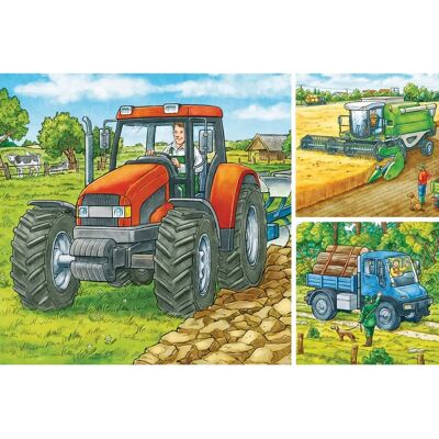 Ravensburger 09388 Quebra-cabeça Fazenda - 49 peças, máquinas agrícolas Ravensburger 09388 Quebra-cabeça Fazenda - 49 peças, máquinas agrícolas