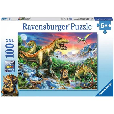 Ravensburger Rompecabezas de Dinosaurios - 100 piezas XXL para niños Ravensburger Rompecabezas de Dinosaurios - 100 piezas XXL para niños