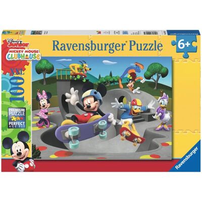 Ravensburger Mickey & Minnie: In the skate park Puzzle 100 pcs - Puzzle Ravensburger Mickey & Minnie: In the skate park Puzzle 100 pcs - Puzzle