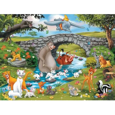 Quebra-cabeça Ravensburger 10947 - Amigos dos Animais - 100 peças - Multicolor Quebra-cabeça Ravensburger 10947 - Amigos dos Animais - 100 peças - Multicolor