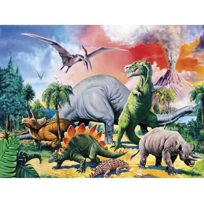 Ravensburger 10957 Puzzle - Dinosaur, 100 Darab - Gyerek Puzzle Ravensburger 10957 Puzzle - Dinosaur, 100 Darab - Gyerek Puzzle