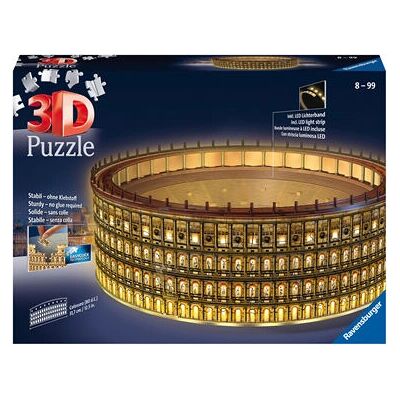 Ravensburger Édition Nuit Colisée 3D Puzzle - Bâtiments - Publicité Ravensburger Édition Nuit Colisée 3D Puzzle - Bâtiments - Publicité