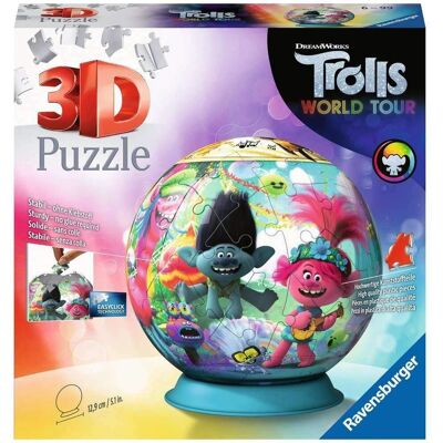 Quebra-Cabeça Ravensburger Trolls World Tour - 72 Peças Quebra-Cabeça Ravensburger Trolls World Tour - 72 Peças