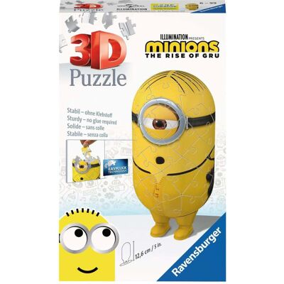 Ravensburger 54 peças Minions Kung Fu 3D Puzzle - Crianças Ravensburger 54 peças Minions Kung Fu 3D Puzzle - Crianças