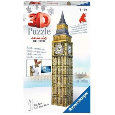 Puzzle 3D Mini Big Ben Ravensburger - Edifici Puzzle 3D Mini Big Ben Ravensburger - Edifici