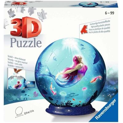 Ravensburger Sirena 72 Pezzi Puzzle 3D - Tipo di Puzzle Ravensburger Sirena 72 Pezzi Puzzle 3D - Tipo di Puzzle