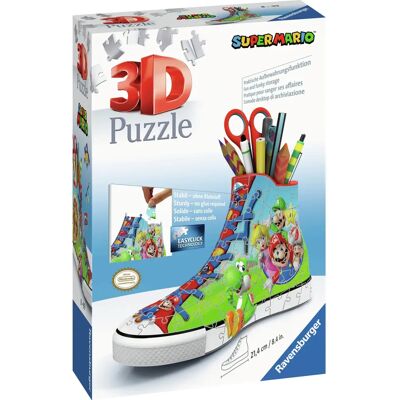 Puzzle 3D Sneakers Ravensburger Super Mario - Per Bambini 8+ Puzzle 3D Sneakers Ravensburger Super Mario - Per Bambini 8+