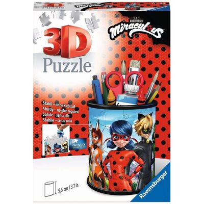 Ravensburger 11278 Puzzel - Miraculous 54 stuks - 3D Puzzel voor kinderen Ravensburger 11278 Puzzel - Miraculous 54 stuks - 3D Puzzel voor kinderen