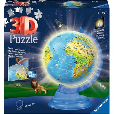 Ravensburger 11289 3D Puzzle - Globe Luminescent - 180 pcs Ravensburger 11289 3D Puzzle - Globe Luminescent - 180 pcs
