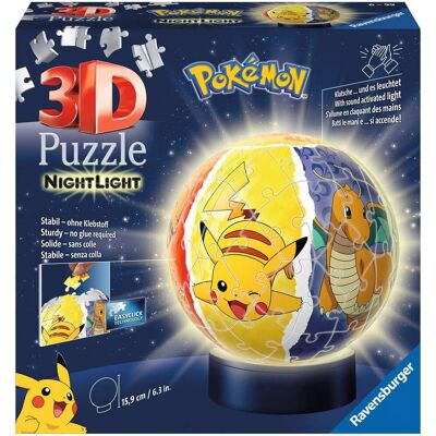 Ravensburger 11547 Puzzle 3D Veilleuse Pokémon - Puzzle Ravensburger 11547 Puzzle 3D Veilleuse Pokémon - Puzzle