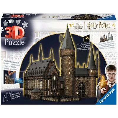 Puzzle 3D Harry Potter Château de Poudlard - Édition Nuit - 540 pièces - Publicité Puzzle 3D Harry Potter Château de Poudlard - Édition Nuit - 540 pièces - Publicité
