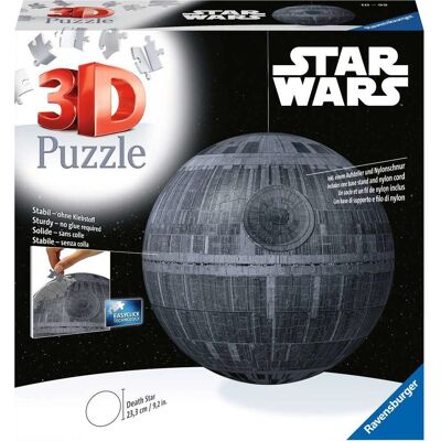 Puzzle 3D de l'Étoile de la Mort de Star Wars - 540 pièces - 23cm Puzzle 3D de l'Étoile de la Mort de Star Wars - 540 pièces - 23cm