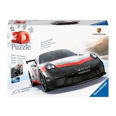 Puzzle 3D Porsche 911 GT3 Cup Ravensburger - Veículos Puzzle 3D Porsche 911 GT3 Cup Ravensburger - Veículos