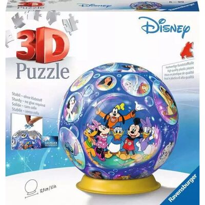 Ravensburger 11561 Bola de Puzzle 3D Disney - 72 peças Ravensburger 11561 Bola de Puzzle 3D Disney - 72 peças