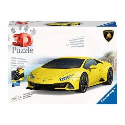 Ravensburger Puzzle 3D Lamborghini Huracán EVO - Edizione Gialla - Veicolo Ravensburger Puzzle 3D Lamborghini Huracán EVO - Edizione Gialla - Veicolo