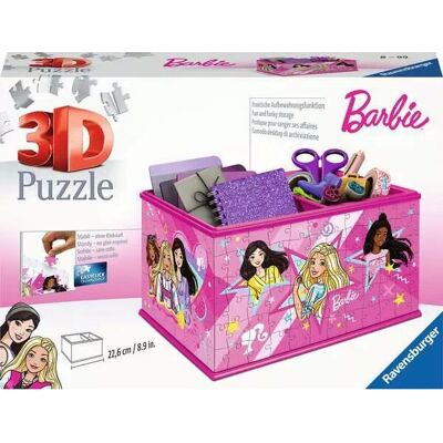 Ravensburger 11584 3D Puzzle Storage Box for Barbie - Organizer - 216 pcs Ravensburger 11584 3D Puzzle Storage Box for Barbie - Organizer - 216 pcs