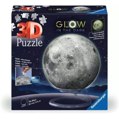 Ravensburger 11586 Luna Rompecabezas 3D - Brilla en la oscuridad Ravensburger 11586 Luna Rompecabezas 3D - Brilla en la oscuridad