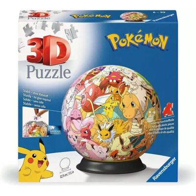 Ravensburger Pokémon 3D Puzzle Ball - 73 pcs - Cartoon Ravensburger Pokémon 3D Puzzle Ball - 73 pcs - Cartoon
