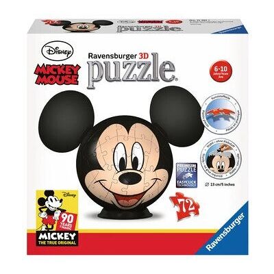 Ravensburger Mickey Mouse 3D Puzzle - 72 delar - Cartoon Boll Ravensburger Mickey Mouse 3D Puzzle - 72 delar - Cartoon Boll