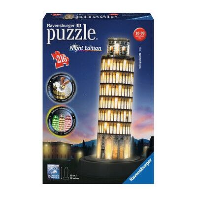 Ravensburger Tour de Pise - Édition Nuit - Puzzle 216 pièces Ravensburger Tour de Pise - Édition Nuit - Puzzle 216 pièces