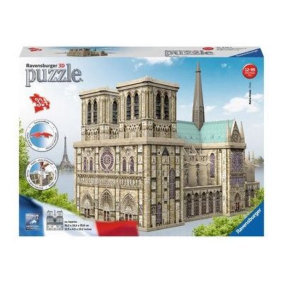 Παζλ 3D Notre Dame Ravensburger - 324 κομμάτια Παζλ 3D Notre Dame Ravensburger - 324 κομμάτια