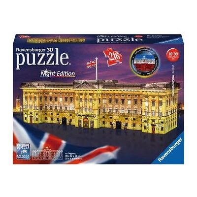 Puzzle 3D Édition Nuit Palais de Buckingham - 216 Pièces - Publicité Puzzle 3D Édition Nuit Palais de Buckingham - 216 Pièces - Publicité
