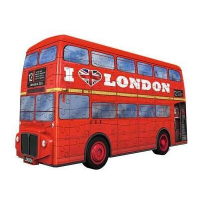 Puzzle 3D Bus Londres - 216 pièces - Plastique robuste Puzzle 3D Bus Londres - 216 pièces - Plastique robuste
