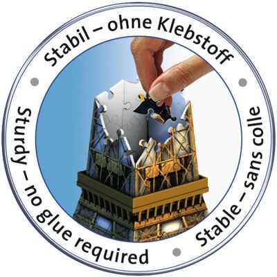 Ravensburger Eiffeltoren 3D Puzzel - 216 Stukken Ravensburger Eiffeltoren 3D Puzzel - 216 Stukken