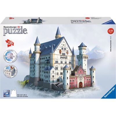 Puzzle 3D Château de Neuschwanstein - 216 Pièces Puzzle 3D Château de Neuschwanstein - 216 Pièces