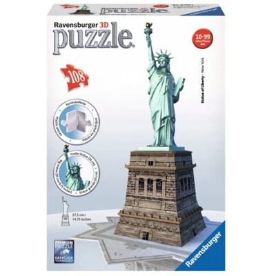 Ravensburger Freiheitsstatue 3D Puzzle - 108 Teile Ravensburger Freiheitsstatue 3D Puzzle - 108 Teile