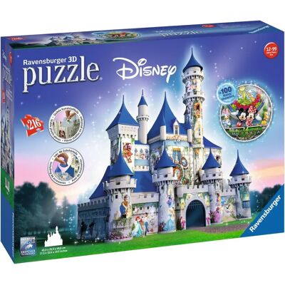Ravensburger Castello Disney 3D Puzzle - 216 Pezzi Ravensburger Castello Disney 3D Puzzle - 216 Pezzi