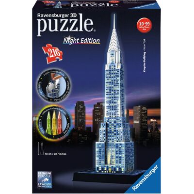 Puzzle 3D Edificio Chrysler Night Edition Puzzle 3D Edificio Chrysler Night Edition
