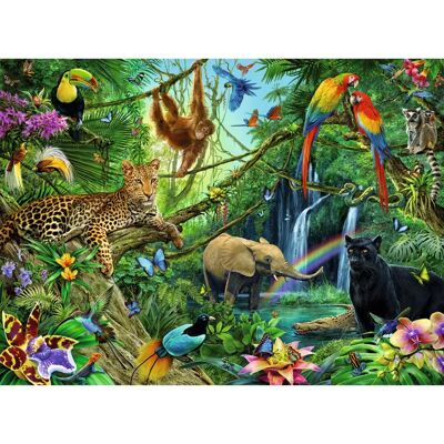 Quebra-cabeça Floresta Ravensburger 200 Peças para Crianças 8+ Quebra-cabeça Floresta Ravensburger 200 Peças para Crianças 8+