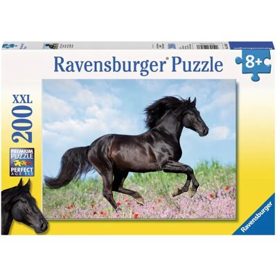 Puzzle Ravensburger Black Stallion XXL - 200 Pièces - Enfants Puzzle Ravensburger Black Stallion XXL - 200 Pièces - Enfants