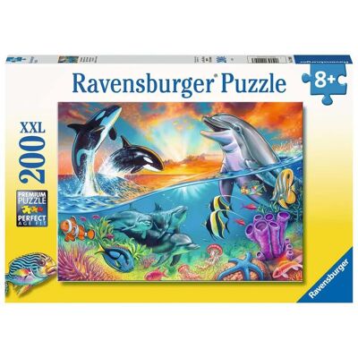 Puzzle XXL Ravensburger 12900 - Vie Océanique pour Enfants Puzzle XXL Ravensburger 12900 - Vie Océanique pour Enfants