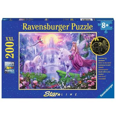 Ravensburger 12903 Puzzle Notte - 200 pezzi - Luminescente - Per bambini 8+ Ravensburger 12903 Puzzle Notte - 200 pezzi - Luminescente - Per bambini 8+