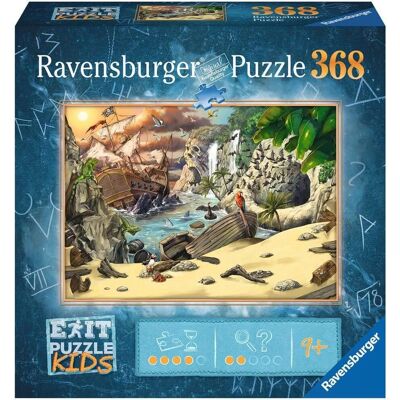 Ravensburger Kinder Piraten Escape Puzzle - 368 Teile Ravensburger Kinder Piraten Escape Puzzle - 368 Teile
