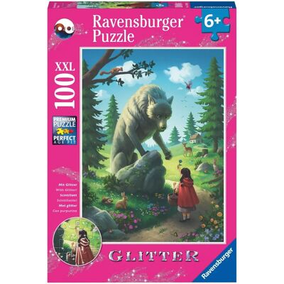 Puzzle Brillant Petit Chaperon Rouge et le Loup 100 pièces - Dès 6 ans Puzzle Brillant Petit Chaperon Rouge et le Loup 100 pièces - Dès 6 ans