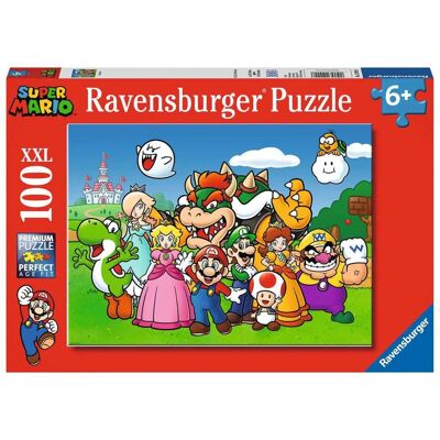Ravensburger Super Mario XXL Puzzle - 100 Stykker - Børnegave Ravensburger Super Mario XXL Puzzle - 100 Stykker - Børnegave