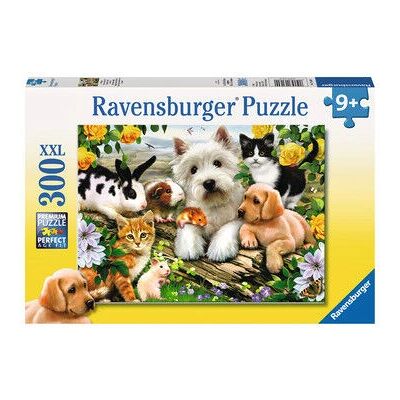 Ravensburger Happy Animal Buddies Puzzle - 300 osaa - Eläimet Ravensburger Happy Animal Buddies Puzzle - 300 osaa - Eläimet