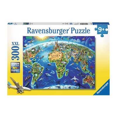 Ravensburger 13227 Puzzle Carte des Monuments du Monde - 300 Pièces - Puzzle Éducatif pour Enfants Ravensburger 13227 Puzzle Carte des Monuments du Monde - 300 Pièces - Puzzle Éducatif pour Enfants