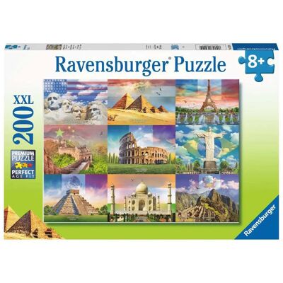 Ravensburger Monumentos del Mundo XXL 200 Piezas Puzzle - Quebracabezas para Niños y Adultos Ravensburger Monumentos del Mundo XXL 200 Piezas Puzzle - Quebracabezas para Niños y Adultos