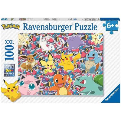Ravensburger 13338 Puzzle - Pokémon XXL 100 stk Ravensburger 13338 Puzzle - Pokémon XXL 100 stk