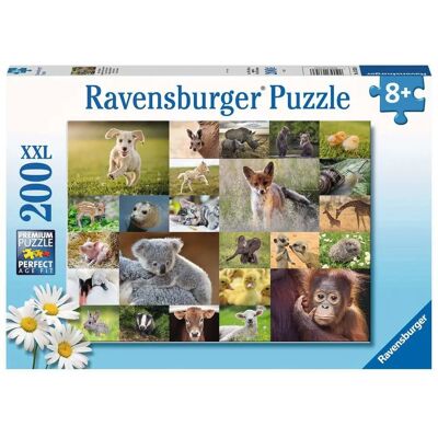 Ravensburger 13353 Puzzle Animaux Bébé XXL - 200 Pièces - Pour Enfants 8+ Ravensburger 13353 Puzzle Animaux Bébé XXL - 200 Pièces - Pour Enfants 8+